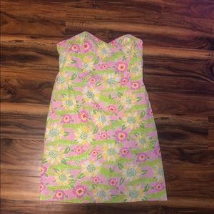 Lilly Pulitzer strapless dress